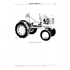 John Deere Model LA Parts Manual